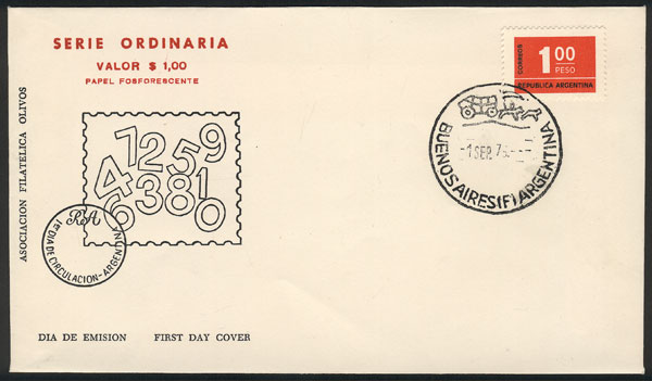 Lot 619 - Argentina general issues - Guillermo Jalil - Philatino Auction # 2615 ARGENTINA: Spectacular auction with material from all periods, including many rarities! Lot 619 - Argentina general issues - Guillermo Jalil - Philatino Auction # 2615 ARGENTINA: Spectacular auction with material from all periods, including many rarities!
