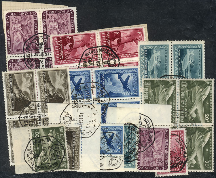 Lot 346 - Argentina general issues -  Guillermo Jalil - Philatino Auction # 2615 ARGENTINA: Spectacular auction with material from all periods, including many rarities!