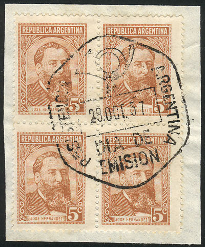 Lot 368 - Argentina general issues - Guillermo Jalil - Philatino Auction # 2615 ARGENTINA: Spectacular auction with material from all periods, including many rarities! Lot 368 - Argentina general issues - Guillermo Jalil - Philatino Auction # 2615 ARGENTINA: Spectacular auction with material from all periods, including many rarities!