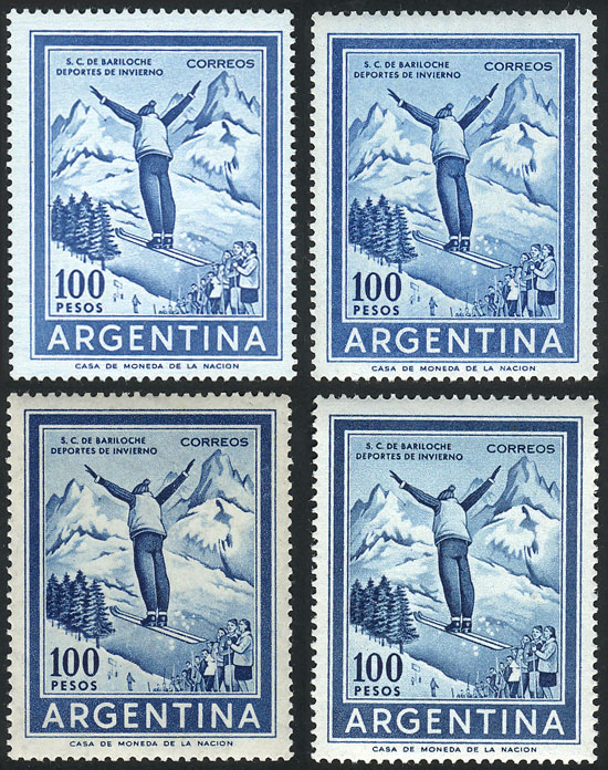 Lot 463 - Argentina general issues -  Guillermo Jalil - Philatino Auction # 2615 ARGENTINA: Spectacular auction with material from all periods, including many rarities!