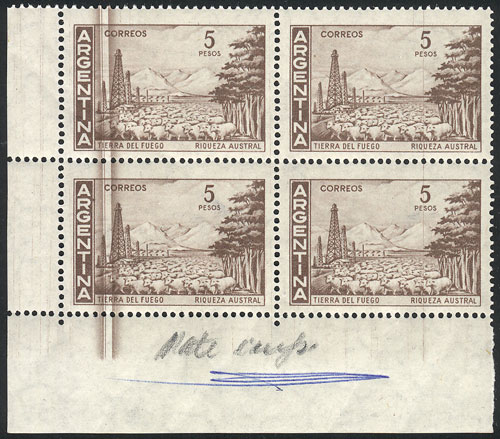 Lot 452 - Argentina general issues -  Guillermo Jalil - Philatino Auction # 2615 ARGENTINA: Spectacular auction with material from all periods, including many rarities!