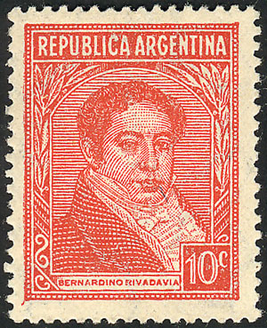 Lot 237 - Argentina general issues -  Guillermo Jalil - Philatino Auction # 2615 ARGENTINA: Spectacular auction with material from all periods, including many rarities!