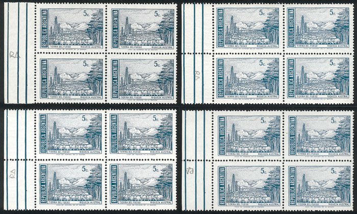 Lot 574 - Argentina general issues -  Guillermo Jalil - Philatino Auction # 2615 ARGENTINA: Spectacular auction with material from all periods, including many rarities!