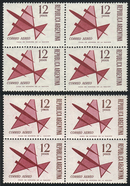 Lot 545 - Argentina general issues -  Guillermo Jalil - Philatino Auction # 2615 ARGENTINA: Spectacular auction with material from all periods, including many rarities!