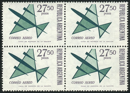 Lot 548 - Argentina general issues -  Guillermo Jalil - Philatino Auction # 2615 ARGENTINA: Spectacular auction with material from all periods, including many rarities!