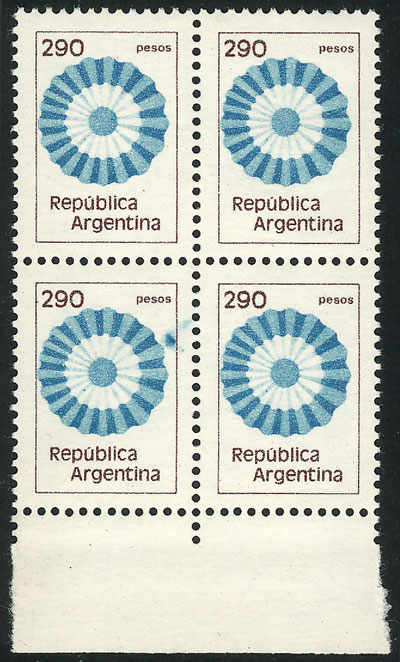 Lot 681 - Argentina general issues -  Guillermo Jalil - Philatino Auction # 2615 ARGENTINA: Spectacular auction with material from all periods, including many rarities!