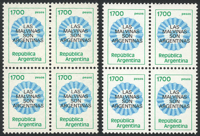 Lot 693 - Argentina general issues -  Guillermo Jalil - Philatino Auction # 2615 ARGENTINA: Spectacular auction with material from all periods, including many rarities!