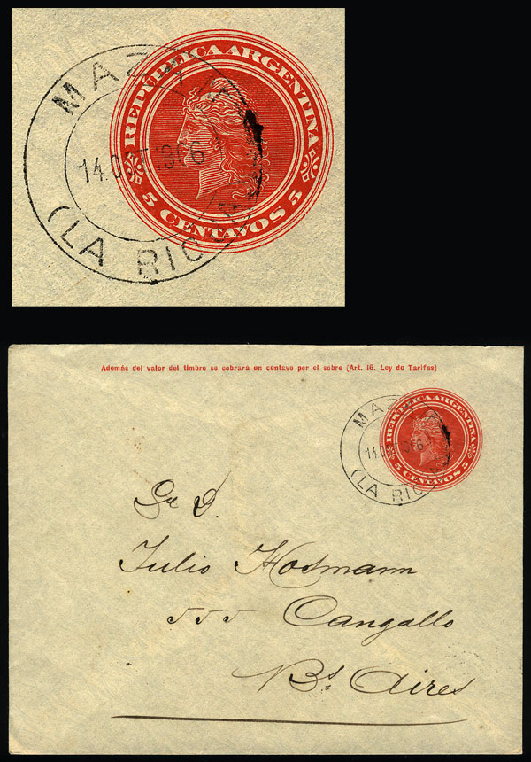 Lot 921 - Argentina postal history - Guillermo Jalil - Philatino Auction # 2615 ARGENTINA: Spectacular auction with material from all periods, including many rarities! Lot 921 - Argentina postal history - Guillermo Jalil - Philatino Auction # 2615 ARGENTINA: Spectacular auction with material from all periods, including many rarities!