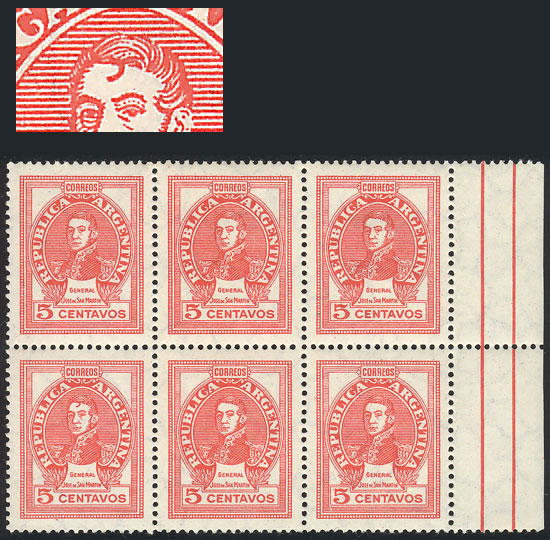 Lot 282 - Argentina general issues -  Guillermo Jalil - Philatino Auction # 2615 ARGENTINA: Spectacular auction with material from all periods, including many rarities!