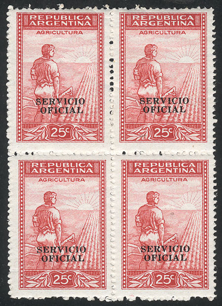 Lot 846 - Argentina official stamps - Guillermo Jalil - Philatino Auction # 2615 ARGENTINA: Spectacular auction with material from all periods, including many rarities! Lot 846 - Argentina official stamps - Guillermo Jalil - Philatino Auction # 2615 ARGENTINA: Spectacular auction with material from all periods, including many rarities!