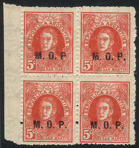 Lot 840 - Argentina official stamps - Guillermo Jalil - Philatino Auction # 2615 ARGENTINA: Spectacular auction with material from all periods, including many rarities! Lot 840 - Argentina official stamps - Guillermo Jalil - Philatino Auction # 2615 ARGENTINA: Spectacular auction with material from all periods, including many rarities!