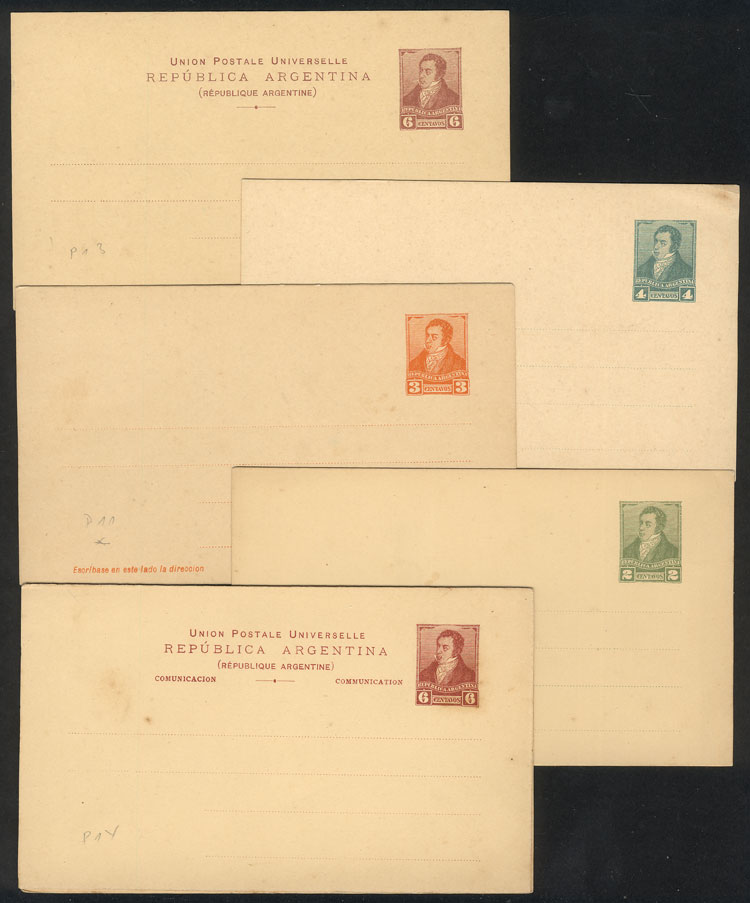 Lot 907 - Argentina postal stationeries - Guillermo Jalil - Philatino Auction # 2615 ARGENTINA: Spectacular auction with material from all periods, including many rarities! Lot 907 - Argentina postal stationeries - Guillermo Jalil - Philatino Auction # 2615 ARGENTINA: Spectacular auction with material from all periods, including many rarities!