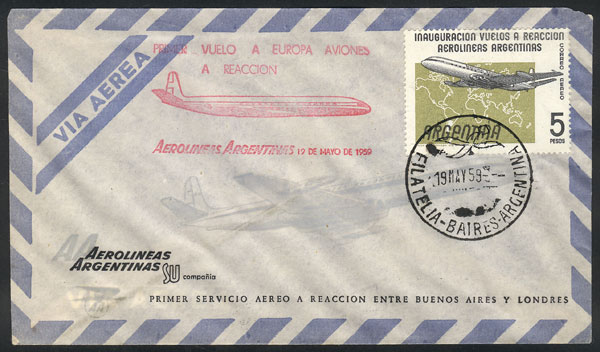 Lot 962 - Argentina postal history - Guillermo Jalil - Philatino Auction # 2615 ARGENTINA: Spectacular auction with material from all periods, including many rarities! Lot 962 - Argentina postal history - Guillermo Jalil - Philatino Auction # 2615 ARGENTINA: Spectacular auction with material from all periods, including many rarities!