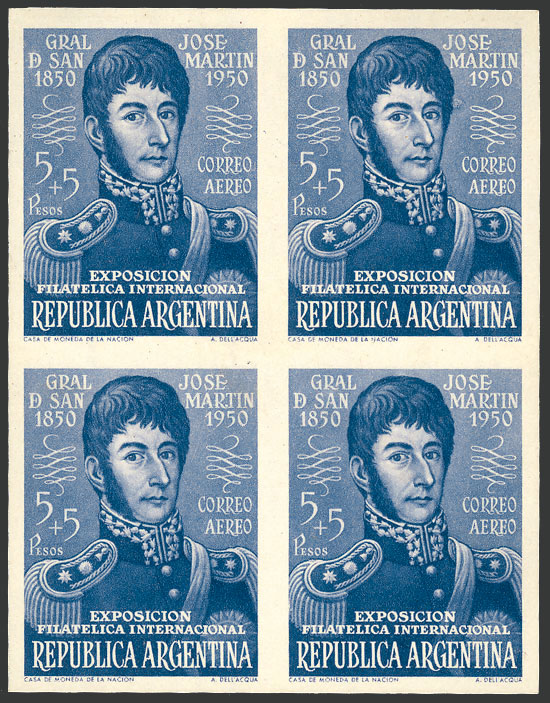 Lot 344 - Argentina general issues -  Guillermo Jalil - Philatino Auction # 2615 ARGENTINA: Spectacular auction with material from all periods, including many rarities!