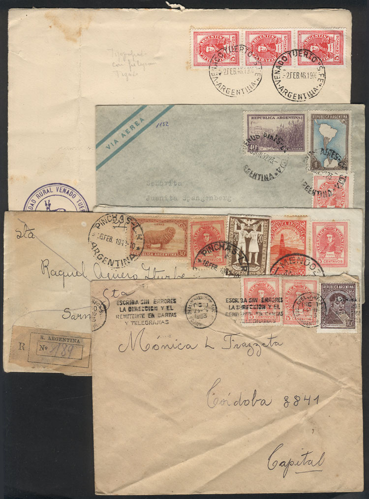Lot 952 - Argentina postal history - Guillermo Jalil - Philatino Auction # 2615 ARGENTINA: Spectacular auction with material from all periods, including many rarities! Lot 952 - Argentina postal history - Guillermo Jalil - Philatino Auction # 2615 ARGENTINA: Spectacular auction with material from all periods, including many rarities!
