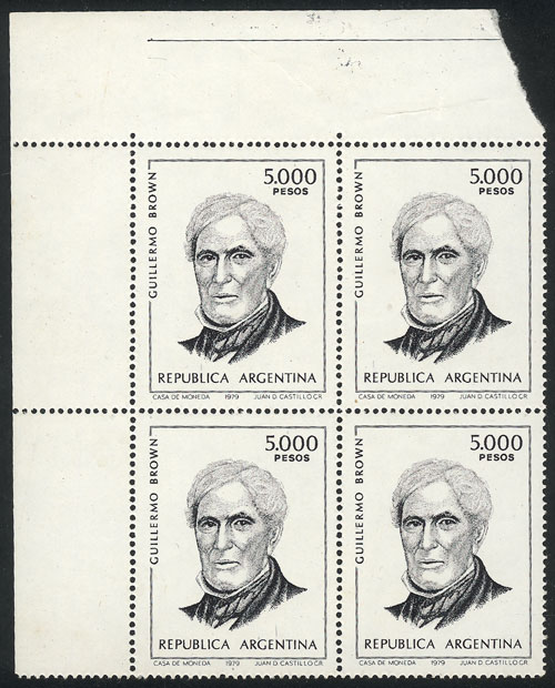 Lot 672 - Argentina general issues -  Guillermo Jalil - Philatino Auction # 2615 ARGENTINA: Spectacular auction with material from all periods, including many rarities!