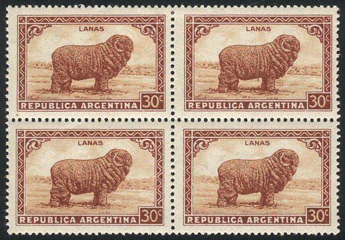 Lot 245 - Argentina general issues -  Guillermo Jalil - Philatino Auction # 2615 ARGENTINA: Spectacular auction with material from all periods, including many rarities!
