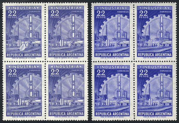 Lot 462 - Argentina general issues -  Guillermo Jalil - Philatino Auction # 2615 ARGENTINA: Spectacular auction with material from all periods, including many rarities!