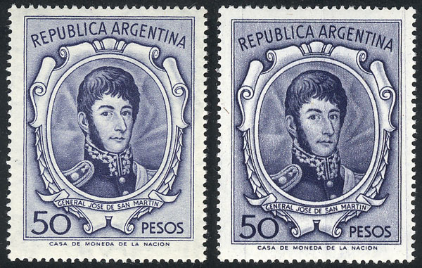 Lot 534 - Argentina general issues -  Guillermo Jalil - Philatino Auction # 2615 ARGENTINA: Spectacular auction with material from all periods, including many rarities!