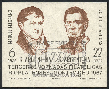 Lot 778 - Argentina souvenir sheets - Guillermo Jalil - Philatino Auction # 2615 ARGENTINA: Spectacular auction with material from all periods, including many rarities! Lot 778 - Argentina souvenir sheets - Guillermo Jalil - Philatino Auction # 2615 ARGENTINA: Spectacular auction with material from all periods, including many rarities!