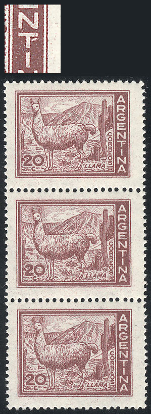 Lot 422 - Argentina general issues -  Guillermo Jalil - Philatino Auction # 2615 ARGENTINA: Spectacular auction with material from all periods, including many rarities!