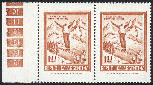 Lot 571 - Argentina general issues -  Guillermo Jalil - Philatino Auction # 2615 ARGENTINA: Spectacular auction with material from all periods, including many rarities!