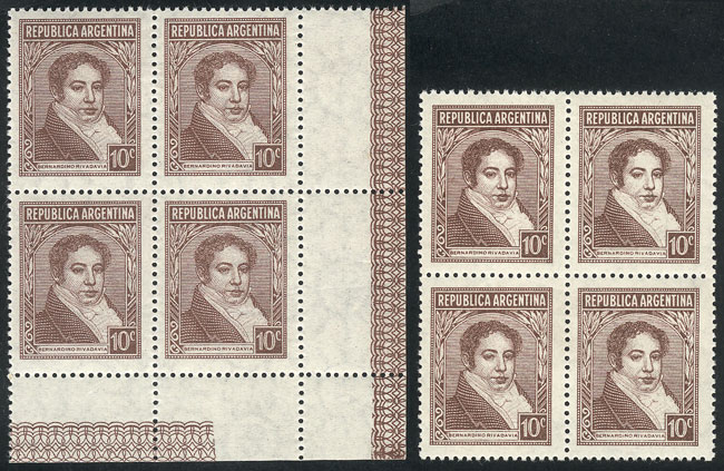 Lot 226 - Argentina general issues -  Guillermo Jalil - Philatino Auction # 2615 ARGENTINA: Spectacular auction with material from all periods, including many rarities!