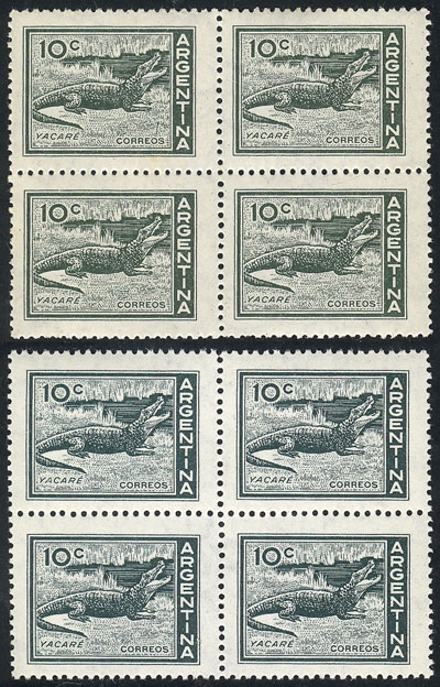 Lot 419 - Argentina general issues -  Guillermo Jalil - Philatino Auction # 2615 ARGENTINA: Spectacular auction with material from all periods, including many rarities!