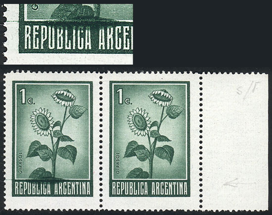 Lot 562 - Argentina general issues -  Guillermo Jalil - Philatino Auction # 2615 ARGENTINA: Spectacular auction with material from all periods, including many rarities!
