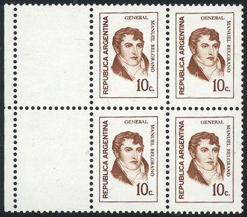 Lot 567 - Argentina general issues -  Guillermo Jalil - Philatino Auction # 2615 ARGENTINA: Spectacular auction with material from all periods, including many rarities!