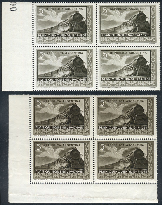 Lot 347 - Argentina general issues -  Guillermo Jalil - Philatino Auction # 2615 ARGENTINA: Spectacular auction with material from all periods, including many rarities!