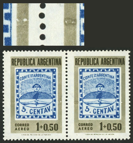 Lot 524 - Argentina general issues -  Guillermo Jalil - Philatino Auction # 2618 ARGENTINA: General auction with very low starts, including many rarities!