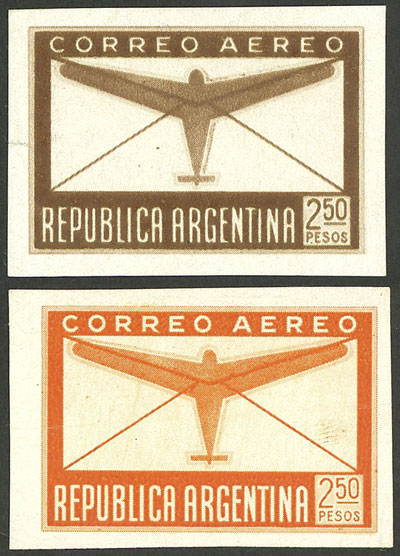 Lot 907 - Argentina airmail -  Guillermo Jalil - Philatino Auction # 2618 ARGENTINA: General auction with very low starts, including many rarities!