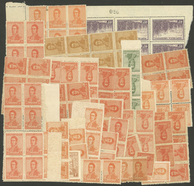 Lot 1160 - Argentina Lots and Collections -  Guillermo Jalil - Philatino Auction # 2618 ARGENTINA: General auction with very low starts, including many rarities!