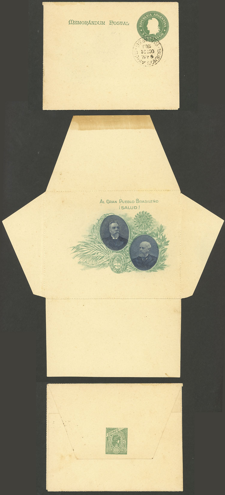 Lot 1070 - Argentina Postal stationery -  Guillermo Jalil - Philatino Auction # 2618 ARGENTINA: General auction with very low starts, including many rarities!