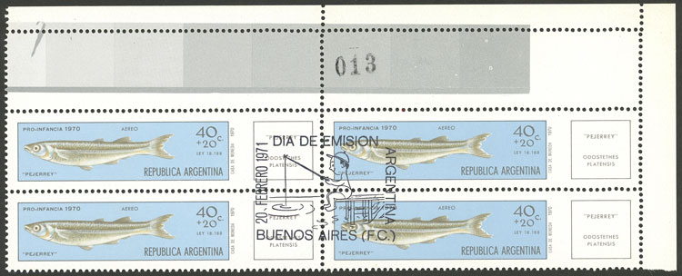 Lot 687 - Argentina general issues -  Guillermo Jalil - Philatino Auction # 2618 ARGENTINA: General auction with very low starts, including many rarities!