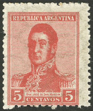 Lot 239 - Argentina general issues -  Guillermo Jalil - Philatino Auction # 2618 ARGENTINA: General auction with very low starts, including many rarities!