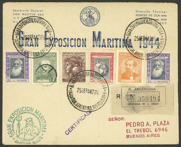 Lot 1099 - Argentina postal history - Guillermo Jalil - Philatino Auction # 2618 ARGENTINA: General auction with very low starts, including many rarities! Lot 1099 - Argentina postal history - Guillermo Jalil - Philatino Auction # 2618 ARGENTINA: General auction with very low starts, including many rarities!