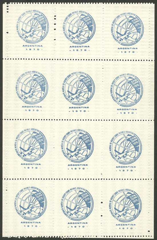 Lot 1203 - Argentina cinderellas -  Guillermo Jalil - Philatino Auction # 2618 ARGENTINA: General auction with very low starts, including many rarities!