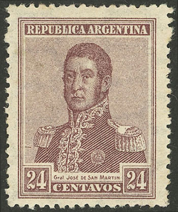 Lot 240 - Argentina general issues -  Guillermo Jalil - Philatino Auction # 2618 ARGENTINA: General auction with very low starts, including many rarities!