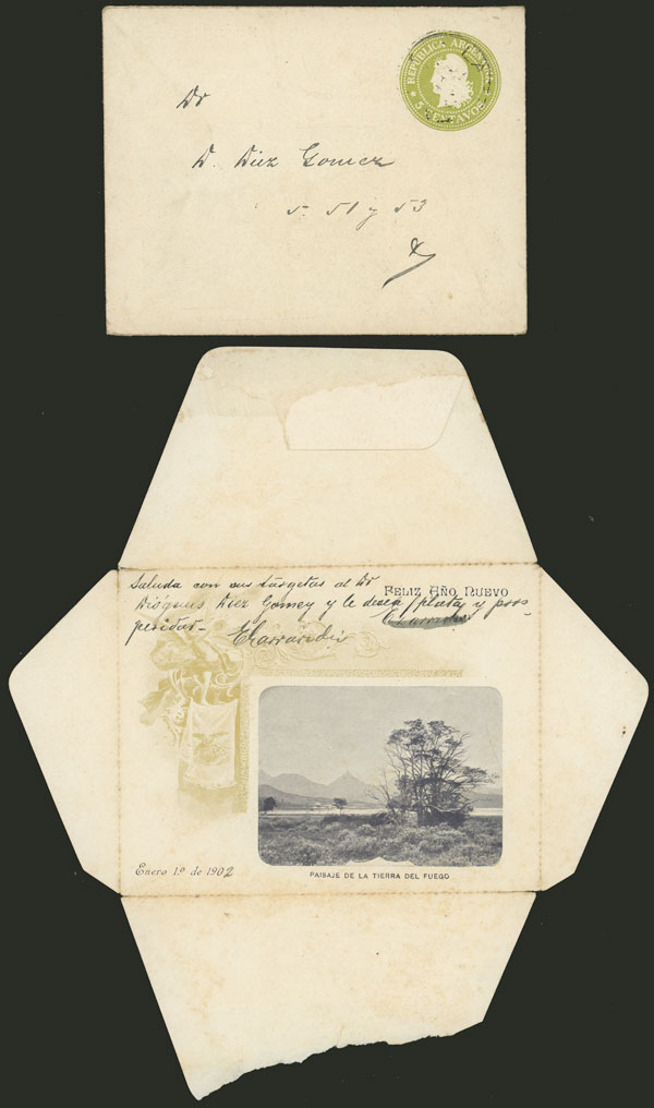 Lot 1069 - Argentina Postal stationery -  Guillermo Jalil - Philatino Auction # 2618 ARGENTINA: General auction with very low starts, including many rarities!