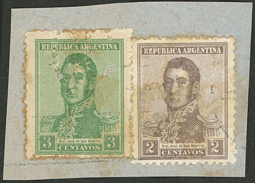 Lot 245 - Argentina general issues -  Guillermo Jalil - Philatino Auction # 2618 ARGENTINA: General auction with very low starts, including many rarities!