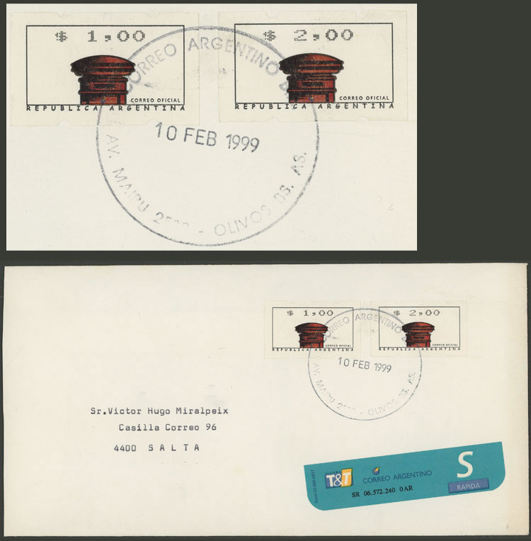 Lot 1149 - Argentina postal history -  Guillermo Jalil - Philatino Auction # 2618 ARGENTINA: General auction with very low starts, including many rarities!