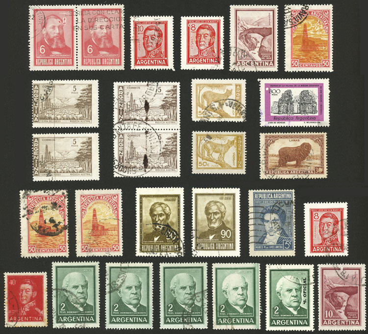 Lot 1175 - Argentina Lots and Collections -  Guillermo Jalil - Philatino Auction # 2618 ARGENTINA: General auction with very low starts, including many rarities!