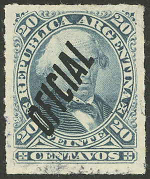 Lot 976 - Argentina official stamps -  Guillermo Jalil - Philatino Auction # 2618 ARGENTINA: General auction with very low starts, including many rarities!