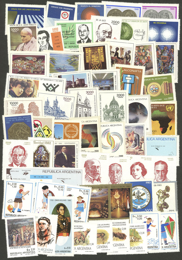 Lot 1181 - Argentina Lots and Collections -  Guillermo Jalil - Philatino Auction # 2618 ARGENTINA: General auction with very low starts, including many rarities!