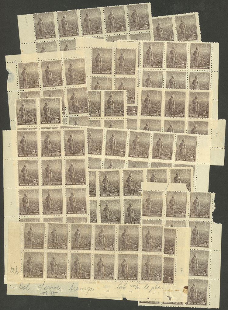 Lot 211 - Argentina general issues -  Guillermo Jalil - Philatino Auction # 2618 ARGENTINA: General auction with very low starts, including many rarities!