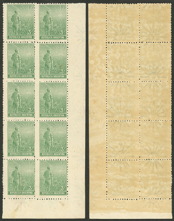 Lot 217 - Argentina general issues -  Guillermo Jalil - Philatino Auction # 2618 ARGENTINA: General auction with very low starts, including many rarities!