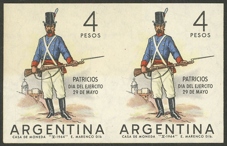 Lot 623 - Argentina general issues -  Guillermo Jalil - Philatino Auction # 2618 ARGENTINA: General auction with very low starts, including many rarities!