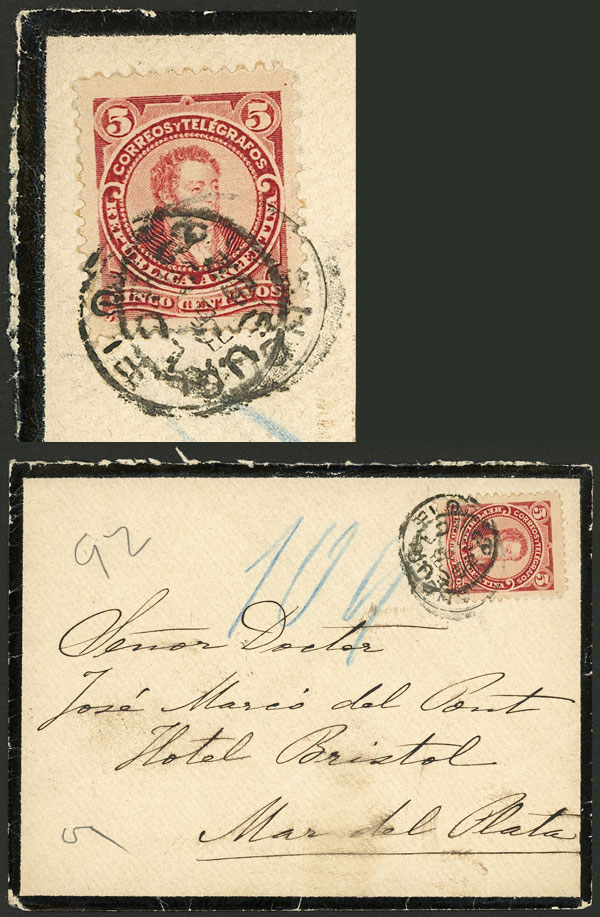 Lot 1081 - Argentina postal history - Guillermo Jalil - Philatino Auction # 2618 ARGENTINA: General auction with very low starts, including many rarities! Lot 1081 - Argentina postal history - Guillermo Jalil - Philatino Auction # 2618 ARGENTINA: General auction with very low starts, including many rarities!